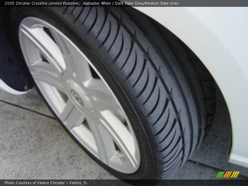 Alabaster White / Dark Slate Grey/Medium Slate Grey 2005 Chrysler Crossfire Limited Roadster