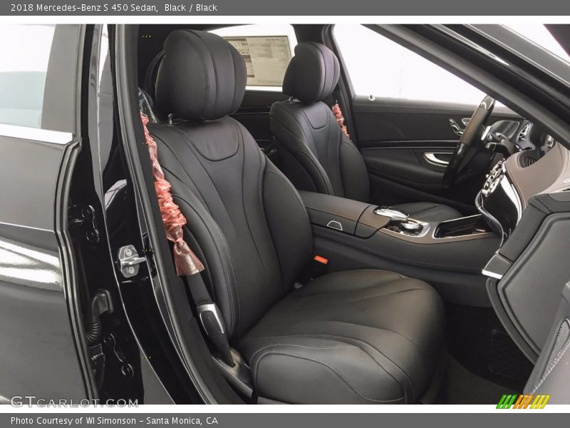 Black / Black 2018 Mercedes-Benz S 450 Sedan