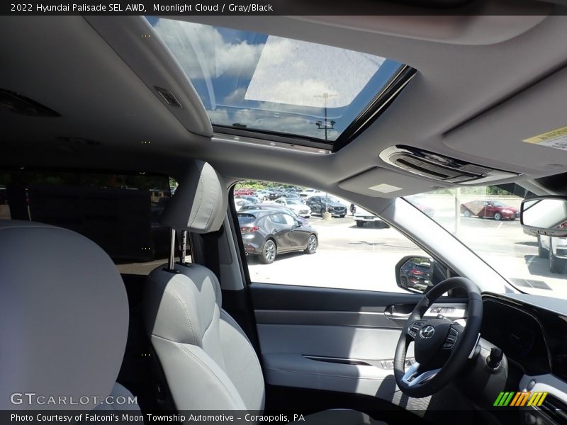Moonlight Cloud / Gray/Black 2022 Hyundai Palisade SEL AWD