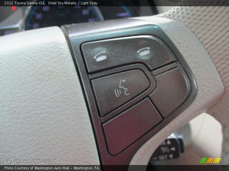 Silver Sky Metallic / Light Gray 2012 Toyota Sienna XLE