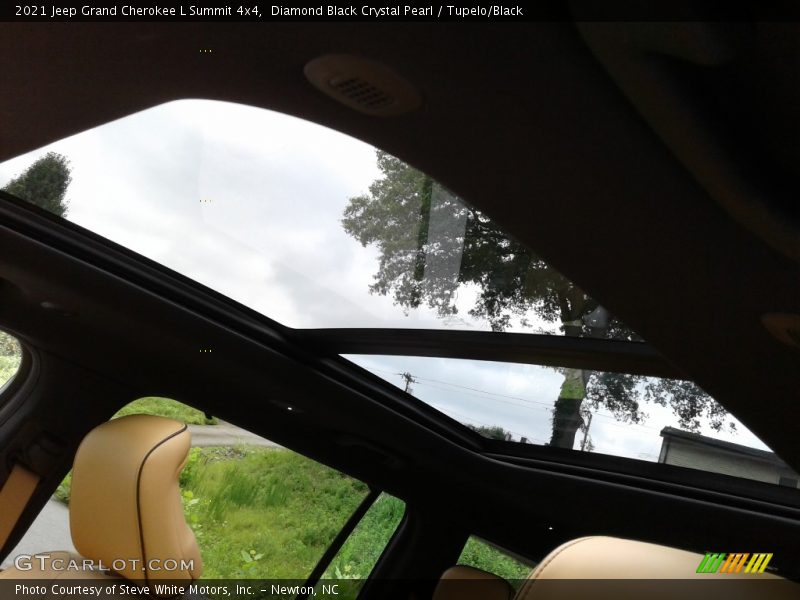 Diamond Black Crystal Pearl / Tupelo/Black 2021 Jeep Grand Cherokee L Summit 4x4