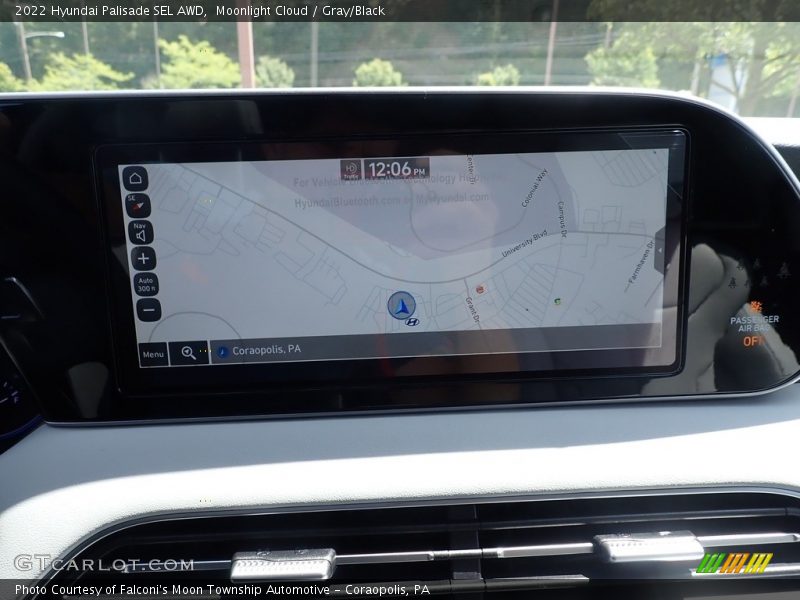 Navigation of 2022 Palisade SEL AWD