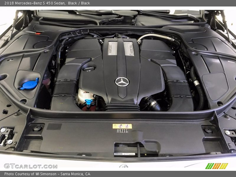 Black / Black 2018 Mercedes-Benz S 450 Sedan