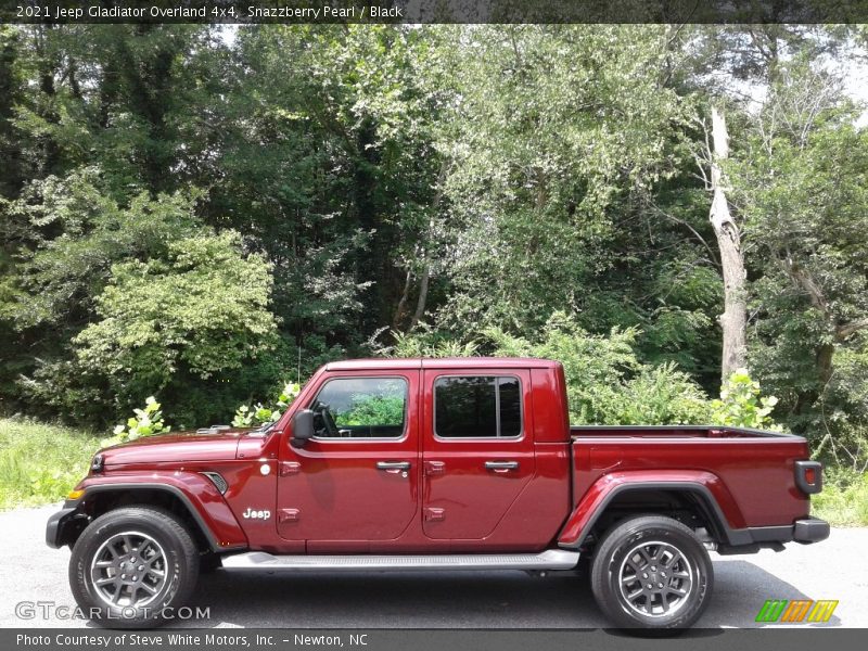 Snazzberry Pearl / Black 2021 Jeep Gladiator Overland 4x4