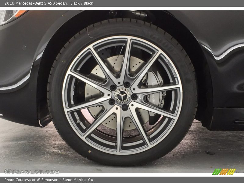 Black / Black 2018 Mercedes-Benz S 450 Sedan