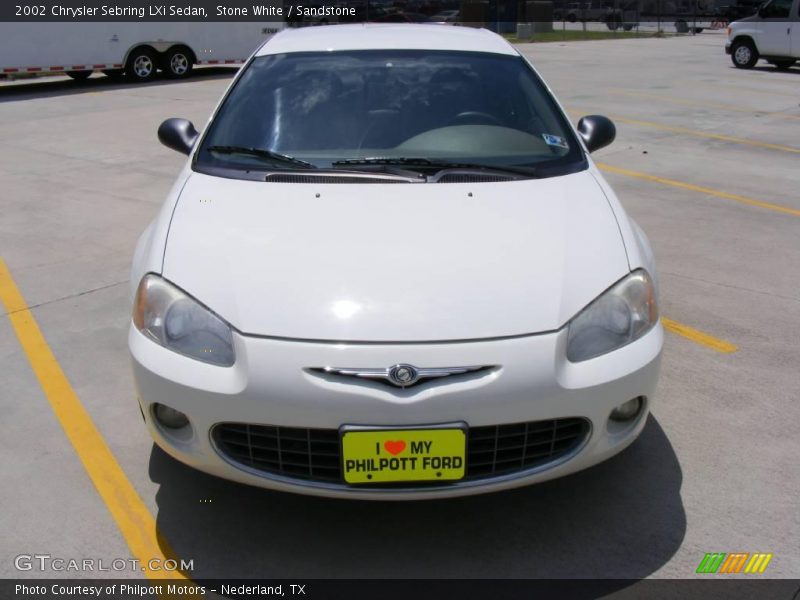 Stone White / Sandstone 2002 Chrysler Sebring LXi Sedan