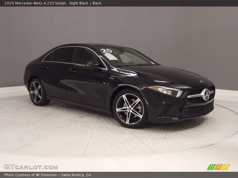 Night Black / Black 2020 Mercedes-Benz A 220 Sedan