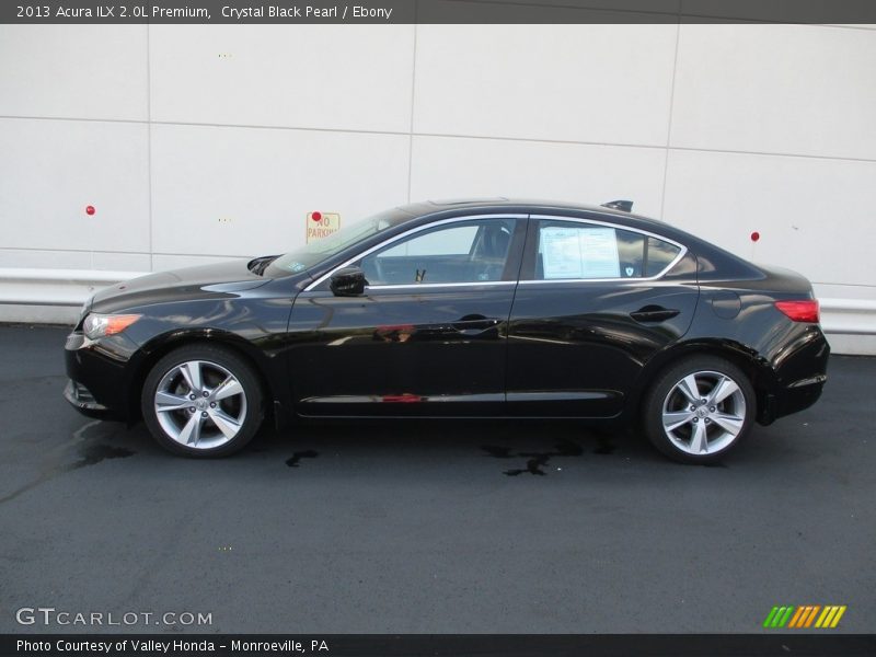 Crystal Black Pearl / Ebony 2013 Acura ILX 2.0L Premium