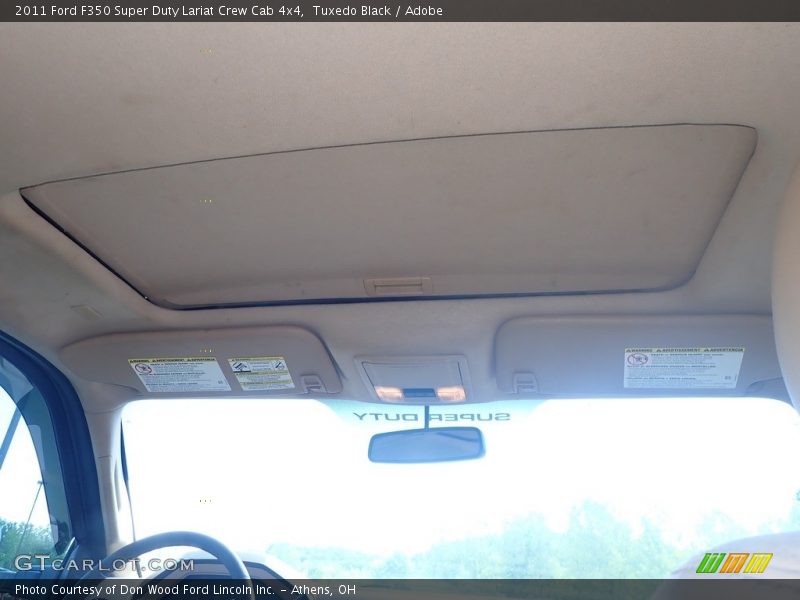 Tuxedo Black / Adobe 2011 Ford F350 Super Duty Lariat Crew Cab 4x4