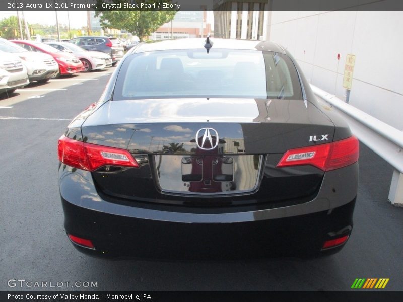 Crystal Black Pearl / Ebony 2013 Acura ILX 2.0L Premium
