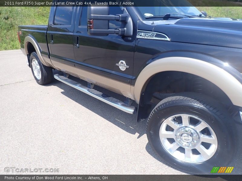 Tuxedo Black / Adobe 2011 Ford F350 Super Duty Lariat Crew Cab 4x4