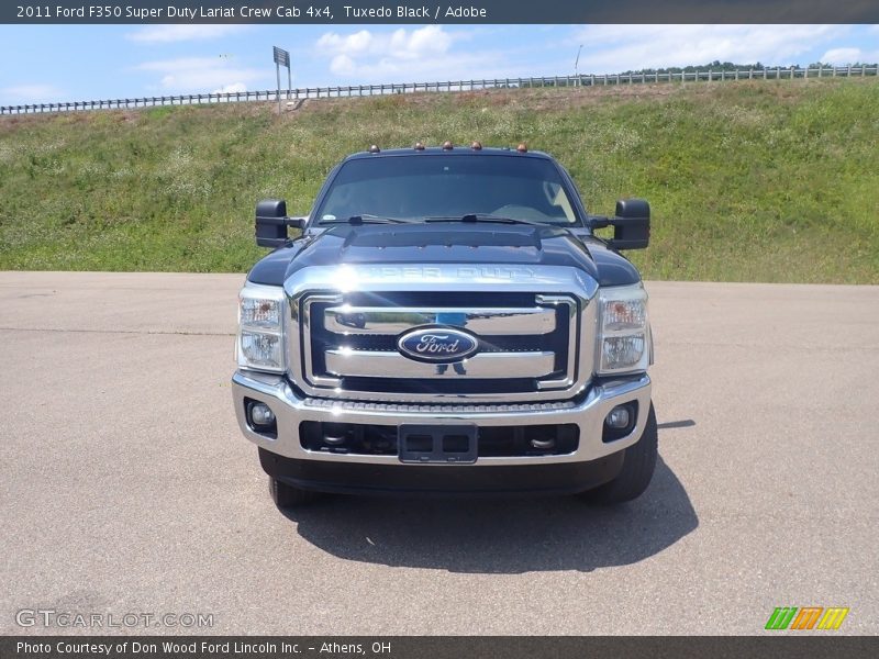 Tuxedo Black / Adobe 2011 Ford F350 Super Duty Lariat Crew Cab 4x4