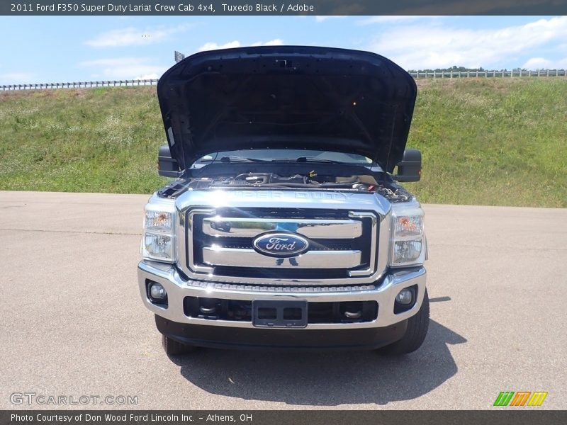 Tuxedo Black / Adobe 2011 Ford F350 Super Duty Lariat Crew Cab 4x4