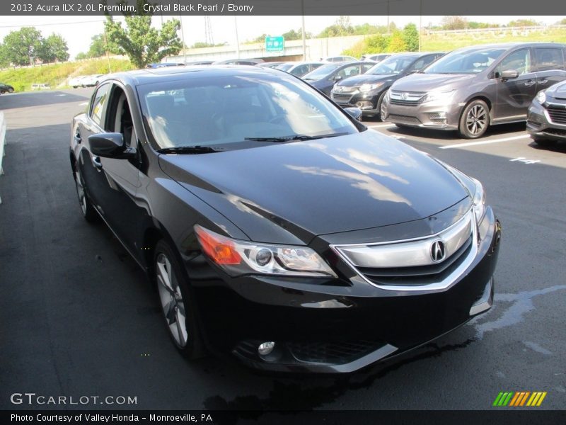 Crystal Black Pearl / Ebony 2013 Acura ILX 2.0L Premium
