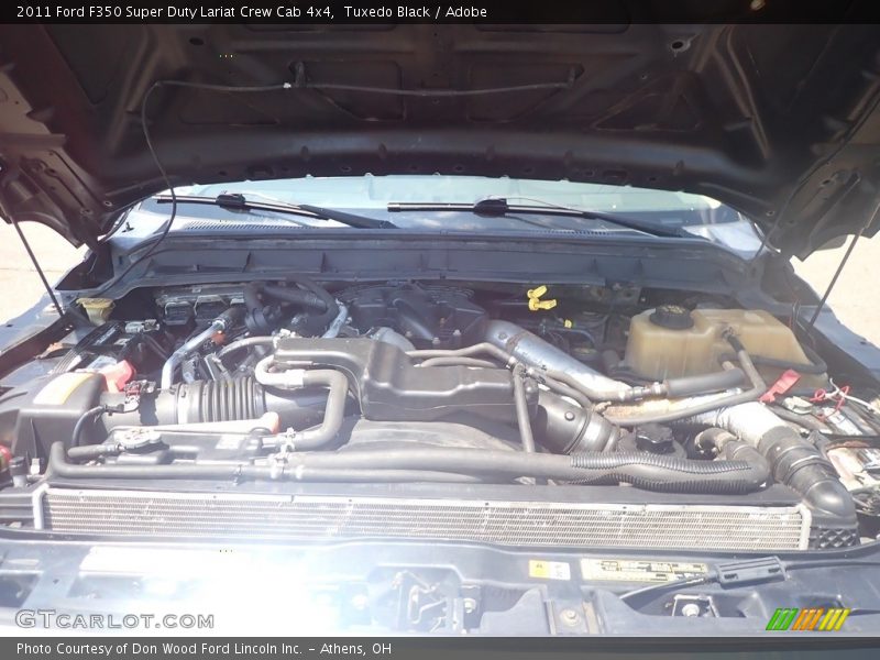 Tuxedo Black / Adobe 2011 Ford F350 Super Duty Lariat Crew Cab 4x4