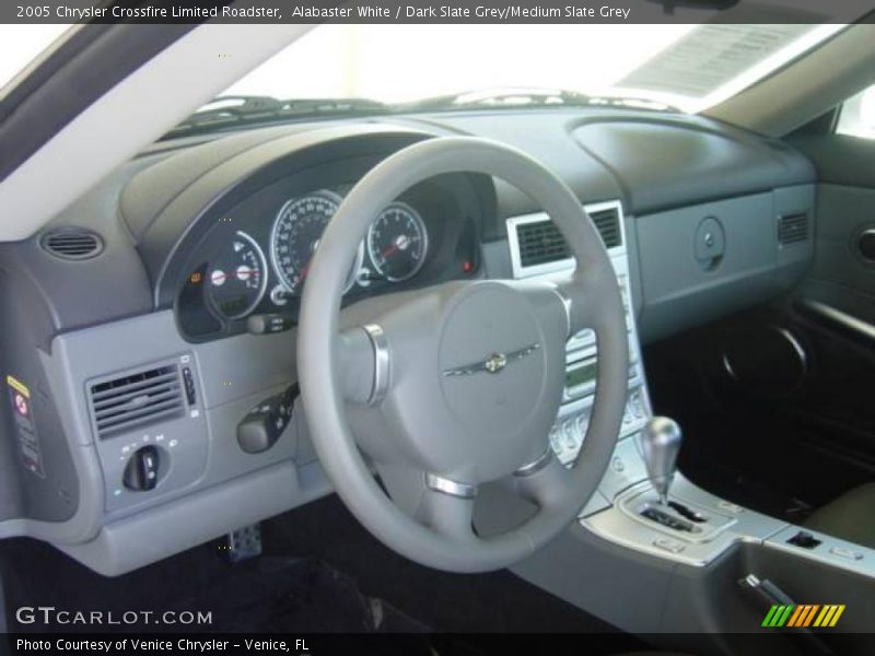 Alabaster White / Dark Slate Grey/Medium Slate Grey 2005 Chrysler Crossfire Limited Roadster
