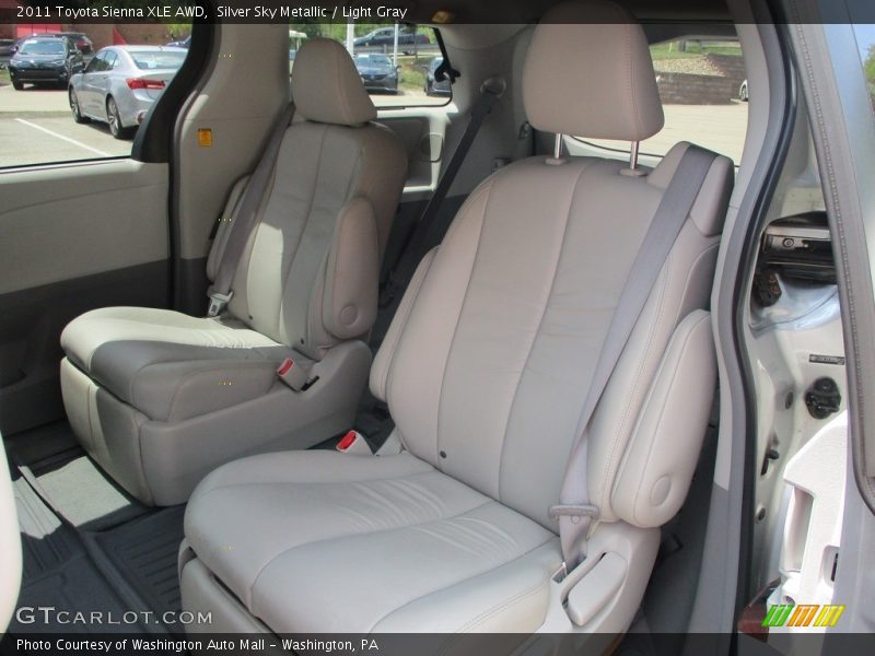 Silver Sky Metallic / Light Gray 2011 Toyota Sienna XLE AWD