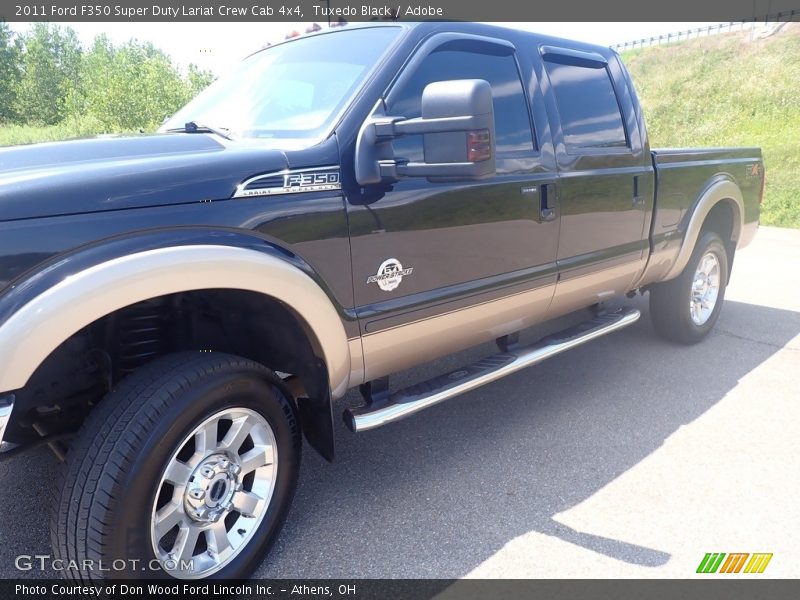Tuxedo Black / Adobe 2011 Ford F350 Super Duty Lariat Crew Cab 4x4
