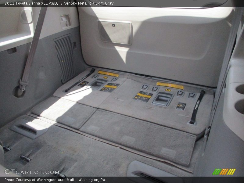 Silver Sky Metallic / Light Gray 2011 Toyota Sienna XLE AWD