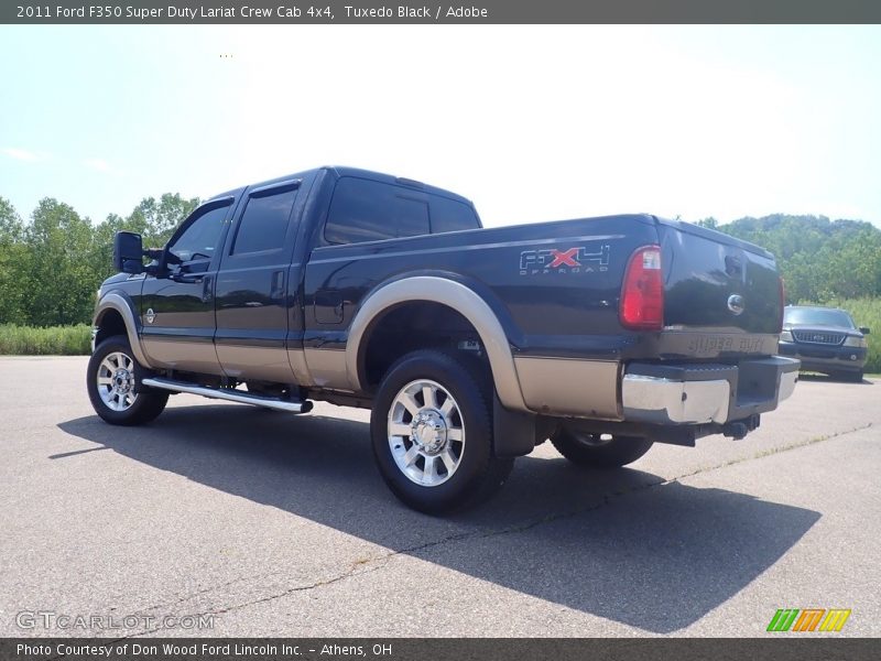 Tuxedo Black / Adobe 2011 Ford F350 Super Duty Lariat Crew Cab 4x4