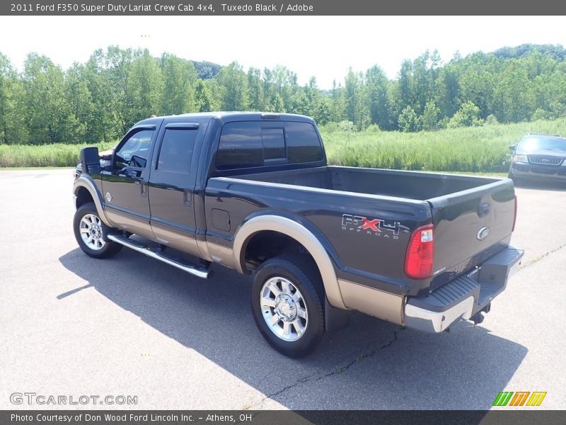 Tuxedo Black / Adobe 2011 Ford F350 Super Duty Lariat Crew Cab 4x4