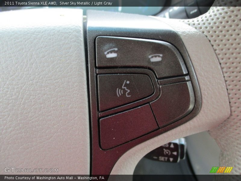 Silver Sky Metallic / Light Gray 2011 Toyota Sienna XLE AWD