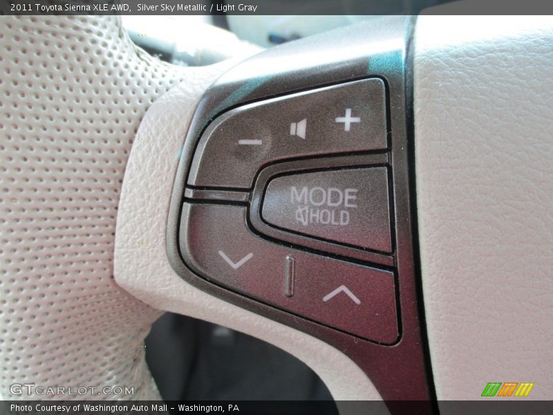 Silver Sky Metallic / Light Gray 2011 Toyota Sienna XLE AWD