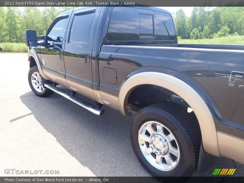 Tuxedo Black / Adobe 2011 Ford F350 Super Duty Lariat Crew Cab 4x4