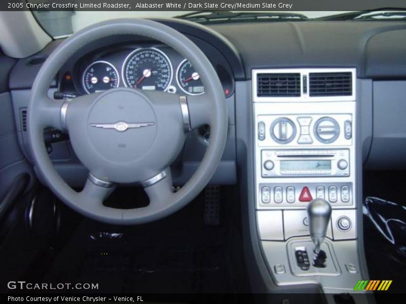 Alabaster White / Dark Slate Grey/Medium Slate Grey 2005 Chrysler Crossfire Limited Roadster