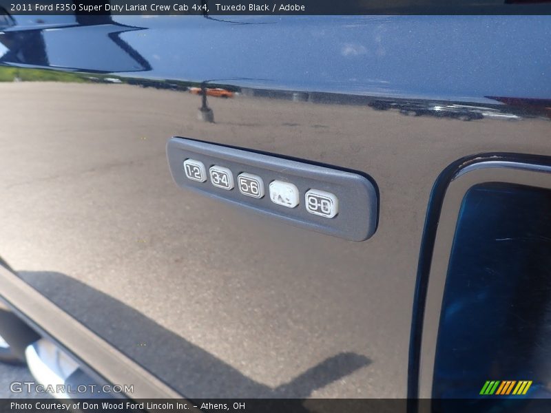 Tuxedo Black / Adobe 2011 Ford F350 Super Duty Lariat Crew Cab 4x4
