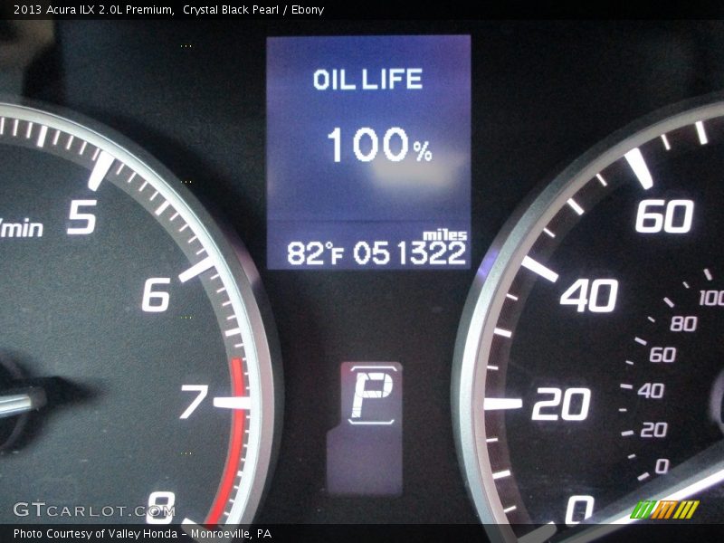 Crystal Black Pearl / Ebony 2013 Acura ILX 2.0L Premium