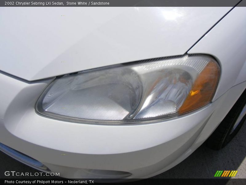 Stone White / Sandstone 2002 Chrysler Sebring LXi Sedan