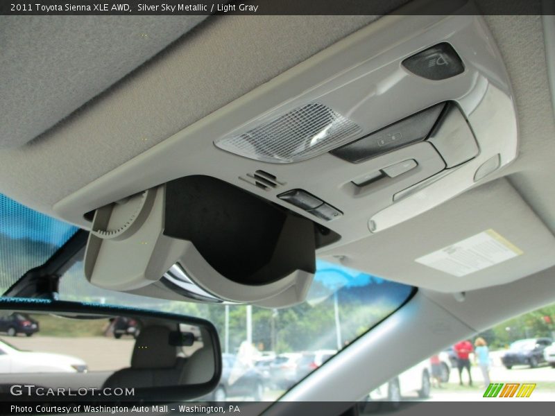 Silver Sky Metallic / Light Gray 2011 Toyota Sienna XLE AWD