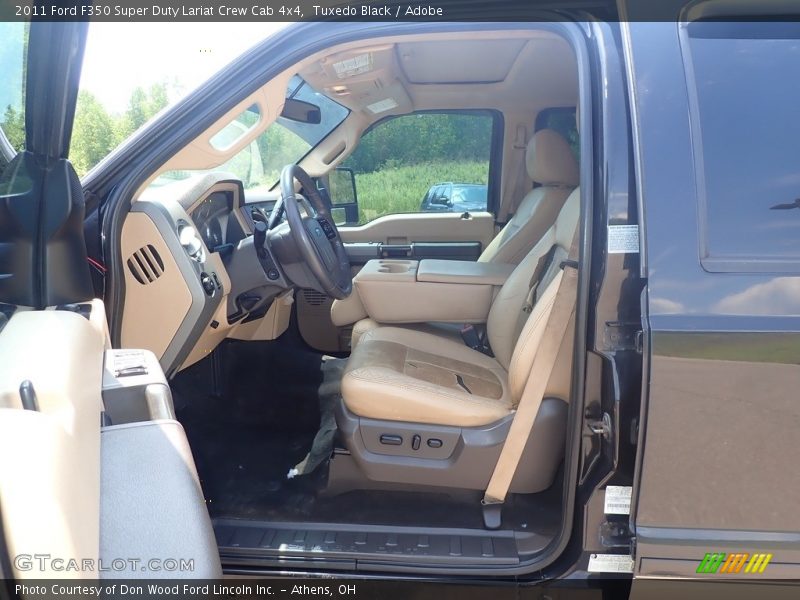 Tuxedo Black / Adobe 2011 Ford F350 Super Duty Lariat Crew Cab 4x4