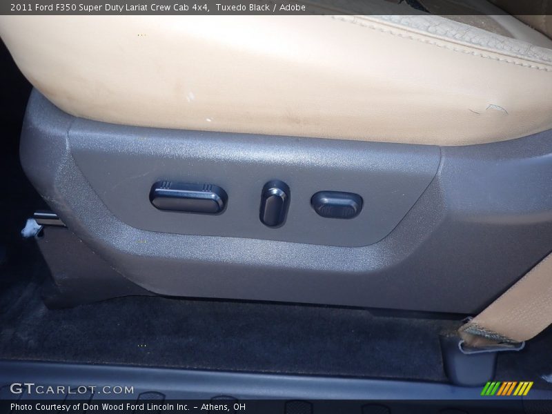 Tuxedo Black / Adobe 2011 Ford F350 Super Duty Lariat Crew Cab 4x4