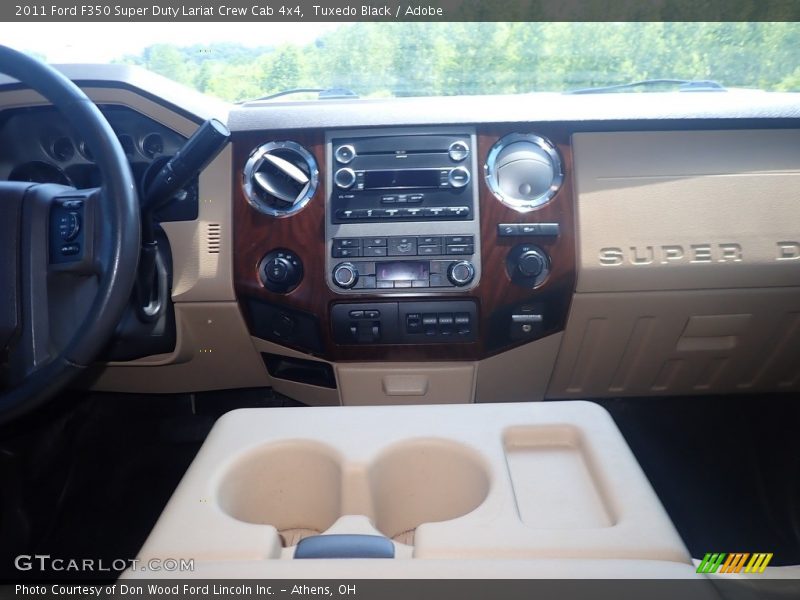 Tuxedo Black / Adobe 2011 Ford F350 Super Duty Lariat Crew Cab 4x4