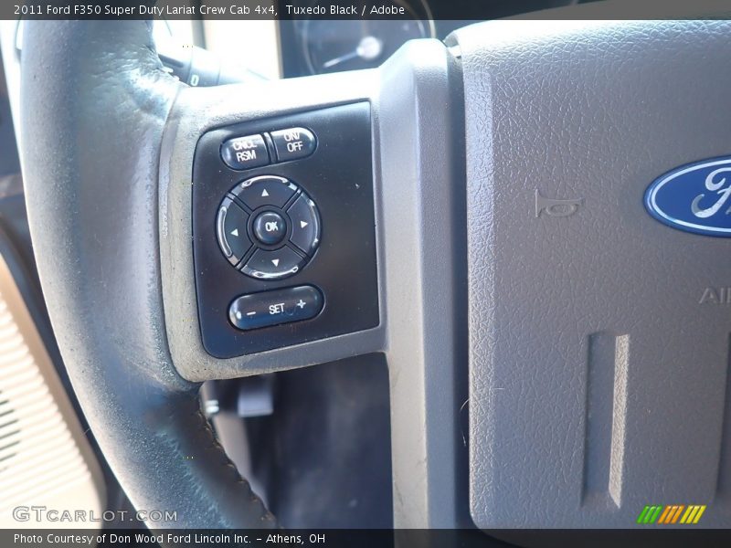 Tuxedo Black / Adobe 2011 Ford F350 Super Duty Lariat Crew Cab 4x4