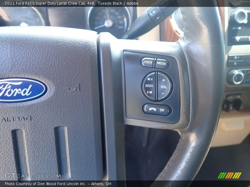 Tuxedo Black / Adobe 2011 Ford F350 Super Duty Lariat Crew Cab 4x4