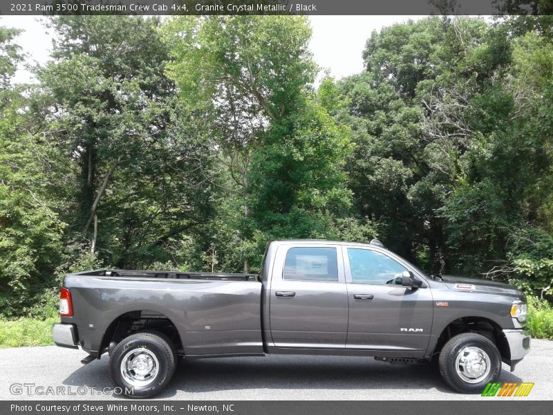 Granite Crystal Metallic / Black 2021 Ram 3500 Tradesman Crew Cab 4x4