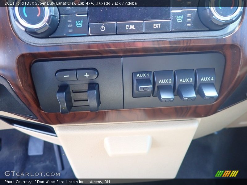 Tuxedo Black / Adobe 2011 Ford F350 Super Duty Lariat Crew Cab 4x4