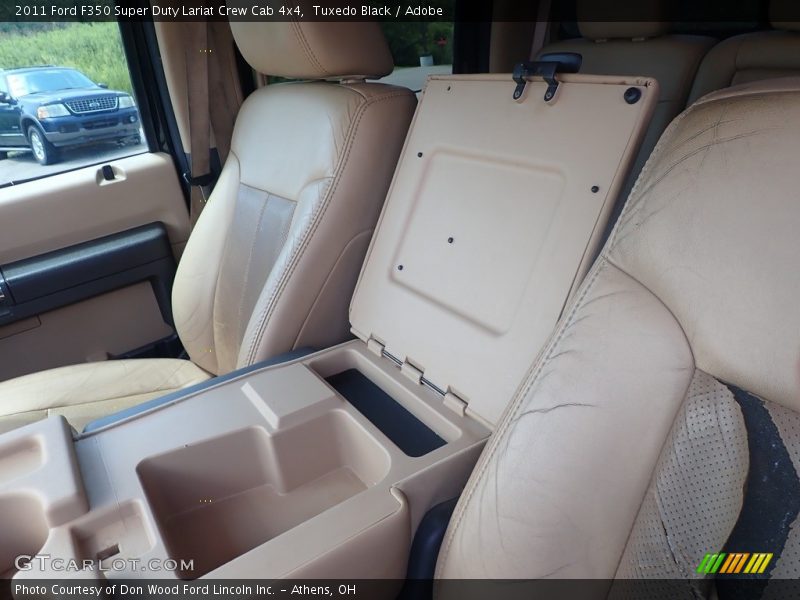 Tuxedo Black / Adobe 2011 Ford F350 Super Duty Lariat Crew Cab 4x4