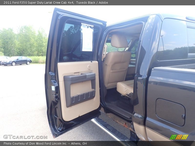 Tuxedo Black / Adobe 2011 Ford F350 Super Duty Lariat Crew Cab 4x4