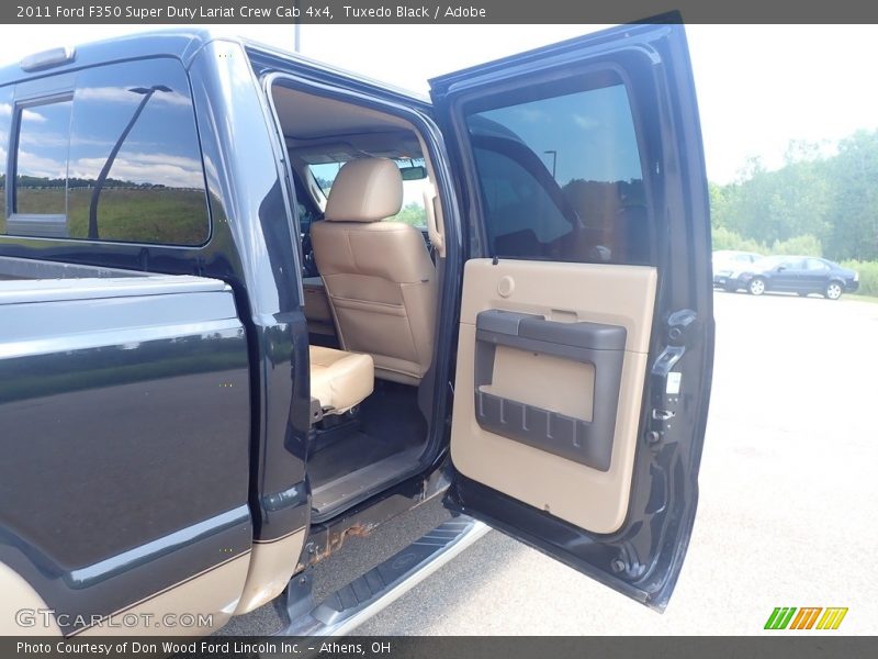 Tuxedo Black / Adobe 2011 Ford F350 Super Duty Lariat Crew Cab 4x4