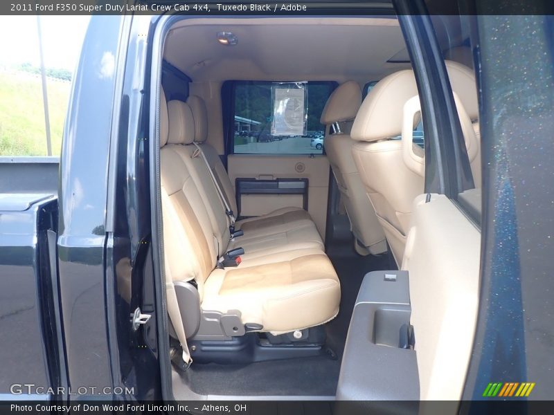 Tuxedo Black / Adobe 2011 Ford F350 Super Duty Lariat Crew Cab 4x4