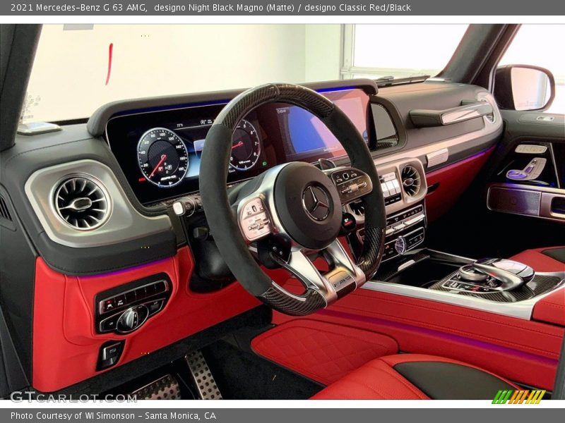 Controls of 2021 G 63 AMG
