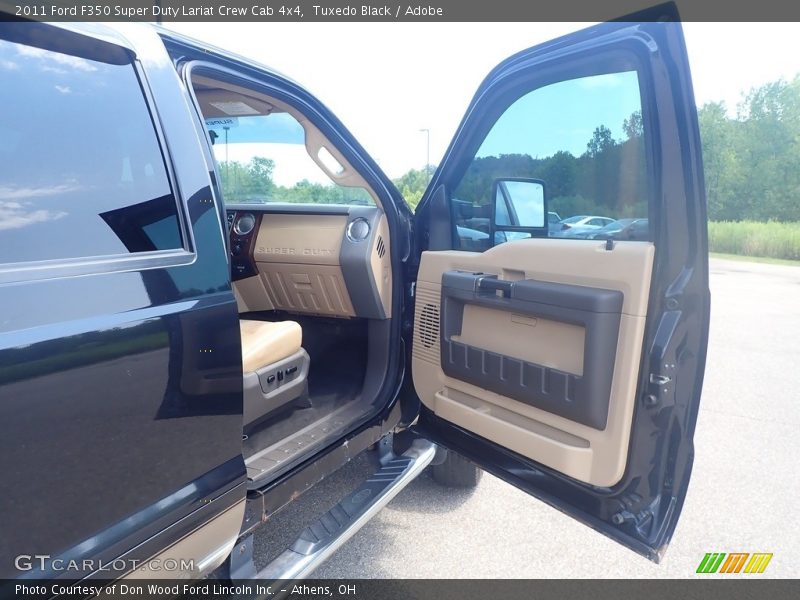 Tuxedo Black / Adobe 2011 Ford F350 Super Duty Lariat Crew Cab 4x4