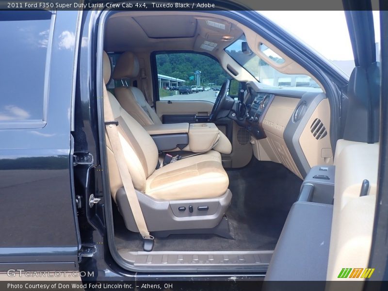 Tuxedo Black / Adobe 2011 Ford F350 Super Duty Lariat Crew Cab 4x4