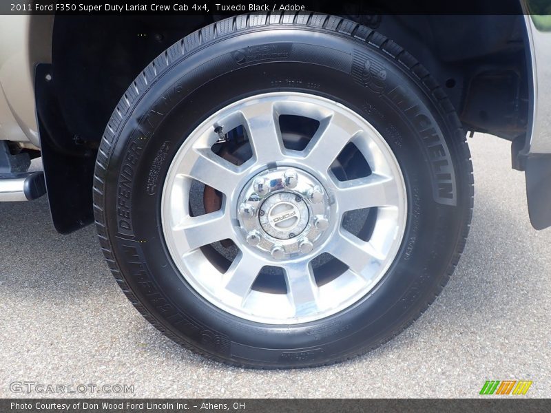 Tuxedo Black / Adobe 2011 Ford F350 Super Duty Lariat Crew Cab 4x4