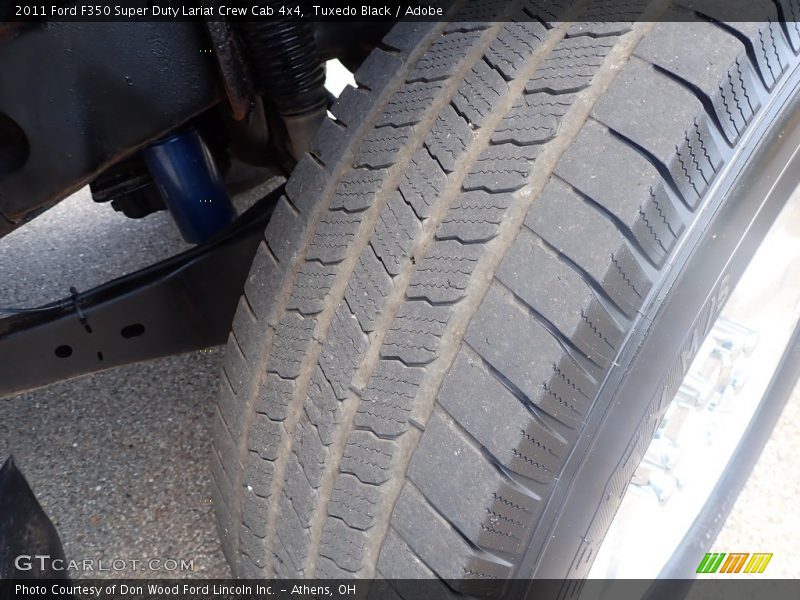 Tuxedo Black / Adobe 2011 Ford F350 Super Duty Lariat Crew Cab 4x4