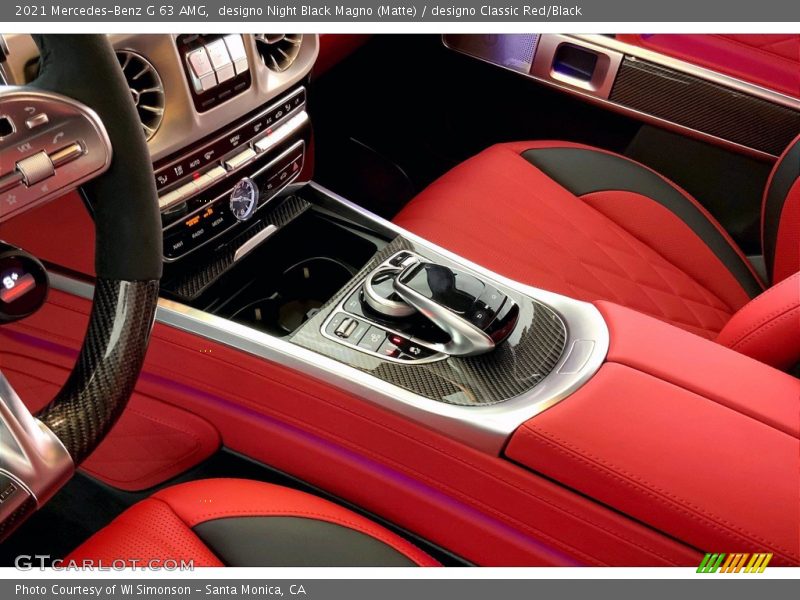 Controls of 2021 G 63 AMG